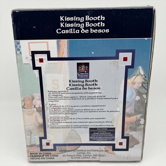 New in Box Carole Towne Collection Light Up Kissing Booth Carnival Booth - Picture 4 of 5